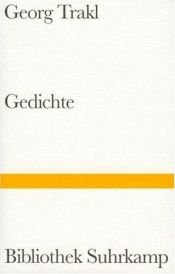 book cover of Gedichte by Georg Trakl