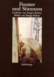 book cover of Fenster und Stimmen. Gedichte by Jürgen Becker