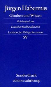 book cover of Glauben und Wissen by Jürgen Habermas