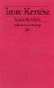 book cover of Schritt für Schritt. Drehbuch zum 'Roman eines Schicksalslosen'. by Imre Kertész