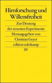 book cover of Hirnforschung und Willensfreiheit by Werner Liersch