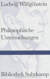 book cover of Philosophische Untersuchungen by Ludwig Wittgenstein