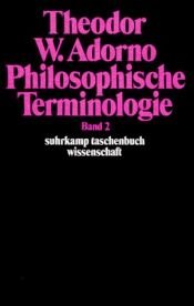 book cover of Philosophische Terminologie : Zur Einleitung by Theodor Wiesengrund Adorno