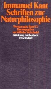 book cover of Werkausgabe, Bd.9, Schriften zur Naturphilosophie. by Emmanuel Kant