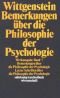 Bemerkungen über die Philosophie der Psychologie