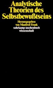 book cover of Analytische Theorien des Selbstbewußtseins by Manfred Frank