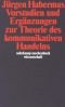 Vorstudien und Ergänzungen zur Theorie des Kommunikativen Handelns (suhrkamp taschenbücher wissenschaft)