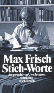 book cover of Stich-Worte by マックス・フリッシュ