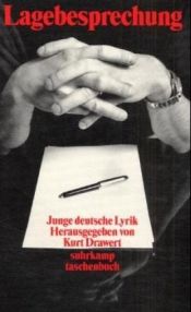 book cover of Lagebesprechung : junge deutsche Lyrik by Kurt Drawert