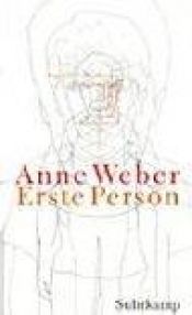 book cover of Erste Person by Anne Weber