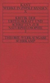 book cover of Werkausgabe in Einzelbänden: Theorie-Werkausgabe, Bd.10, Kritik der Urteilskraft.: Bd 10 by Иммануил Кант