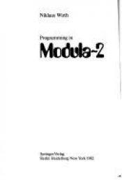 book cover of Programming in Modula-2 by Niklaus Wirth