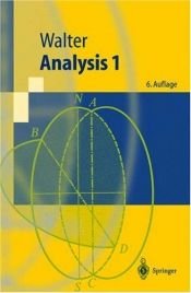 book cover of Analysis 1 (Springer-Lehrbuch) by Wolfgang Walter