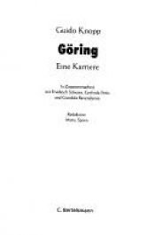 book cover of Göring - en karriere by Guido Knopp