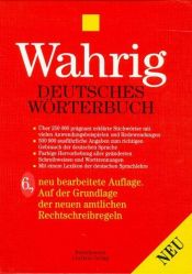 book cover of Deutches Woerterbuch by Gerhard Wahrig|Harald Zimmermann|Hildegard Krämer