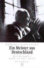 book cover of Ein Meister aus Deutschland. Heidegger und seine Zeit. by Rüdiger Safranski