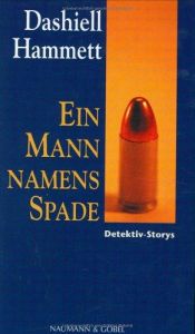 book cover of Ein Mann namens Spade by Dashiell Hammett