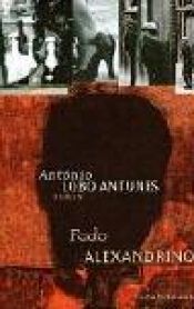 book cover of Fado alexandri by António Lobo Antunes