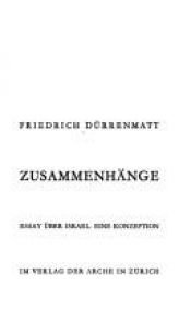 book cover of Zusammenhänge. Essay über Israel. Eine Konzeption by Φρήντριχ Ντύρενματ