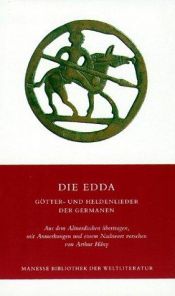 book cover of Die Edda (Vers-Edda): Die Edda: Götter- und Heldenlieder der Germanen by Arthur Häny