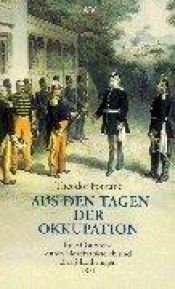 book cover of Aus den Tagen der Okkupation, Eine Osterreise durch Nordfrankreich und Elsaß-Lothringen 1871 (Wanderungen durch Frankreich, Band II) by Theodor Fontane