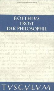 book cover of Trost der Philosophie by Boèce