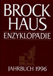 book cover of Brockhaus Enzyklopädie, Jahrbuch 1996 by Autorengruppe