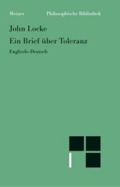 book cover of Brief über die Toleranz by John Locke