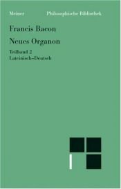 book cover of Novum Organum by Francis Bacon