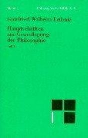 book cover of Philosophische Schriften in vier Bänden by Gottfried Wilhelm Leibniz