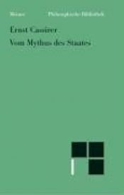 book cover of Vom Mythus des Staates by Ernst Cassirer