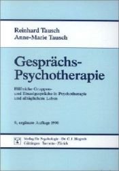 book cover of Gesprächspsychotherapie by Reinhard Tausch