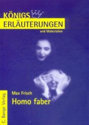 book cover of Homo Faber. Erläuterungen und Materialien. (Lernmaterialien) by Μαξ Φρις