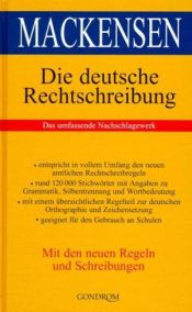 book cover of Deutsche Rechtschreibung by Lutz Mackensen