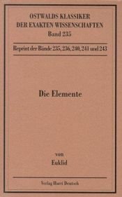 book cover of Elemente by Euklid