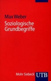 book cover of Soziologische Grundbegriffe by Max Weber