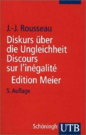 book cover of Abhandlung über den Ursprung und die Grundlagen der Ungleichheit unter den Menschen by Jean-Jacques Rousseau