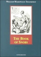 book cover of Das Buch der Snobs by William Makepeace Thackeray