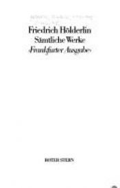 book cover of Sämtliche Werke, Frankfurter Ausgabe, Bd. 4, Oden I by Friedrich Hölderlin