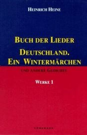 book cover of Werke in fünf Bänden I. Buch der Lieder by ハインリヒ・ハイネ
