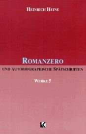 book cover of Werke 5: Romanzero und autobiographische Spätschriften by Хајнрих Хајне