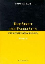 book cover of Werke in sechs Bänden VI. Der Streit der Fakultäten und kleinere Abhandlungen by Иммануил Кант