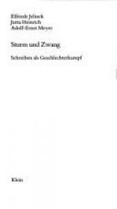 book cover of Sturm und Zwang. Schreiben als Geschlechterkampf by الفریده یلینک