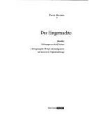 book cover of Das Eingemachte by Paul Blaha