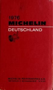 book cover of Michelin Red-Deutschland-86 by Michelin Travel Publications