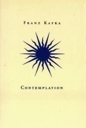 book cover of Contemplation (German Bohemica) by Franz Kafka