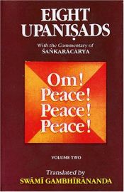 book cover of Eight Upanishads, with the Commentary of Sankara, Vol. II by Sri Sankaracarya