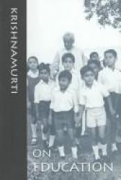 book cover of Krishnamurti on education by ג'ידו קרישנמורטי