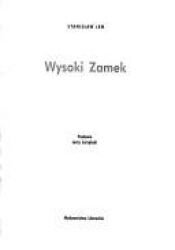 book cover of Wysoki Zamek by Stanislaw Lem|Stanisław Lem