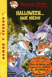 book cover of Halloweenaque Miedo! by Geronimo Stilton|Titi Plumederat